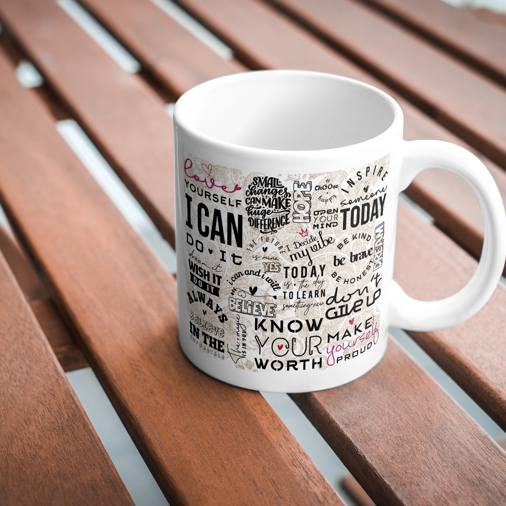 Inspirational White Mug